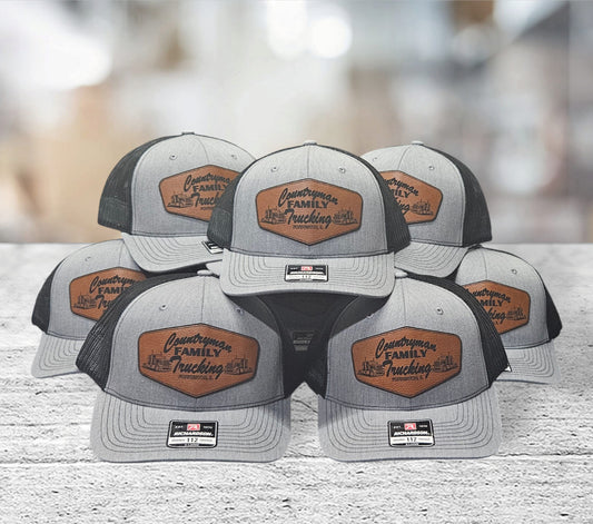Custom Premium Leatherette Patch Hat