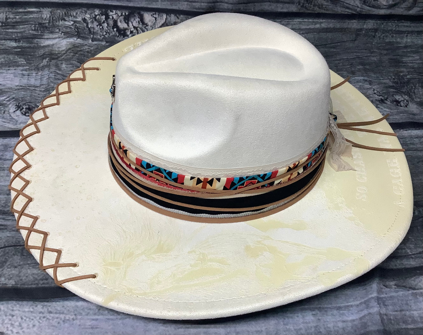 Chase the Sunsets Vegan Suede Wide Brim Hat