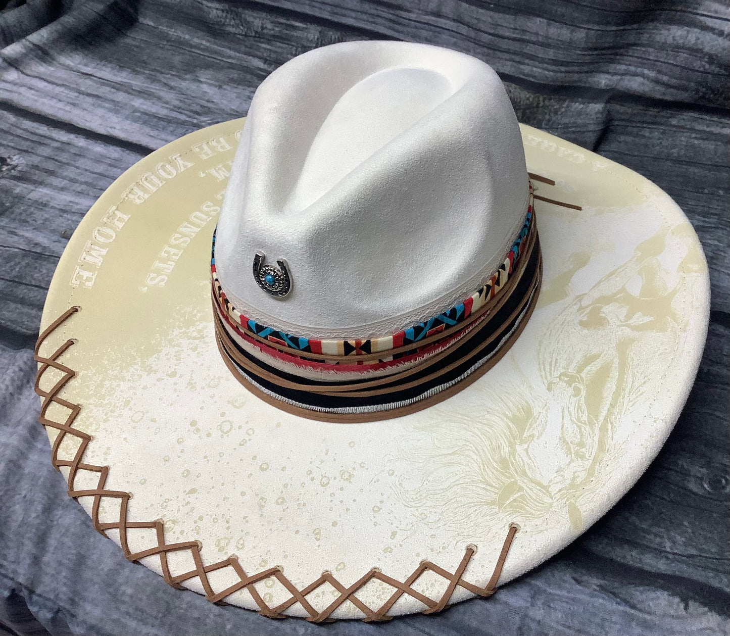 Chase the Sunsets Vegan Suede Wide Brim Hat