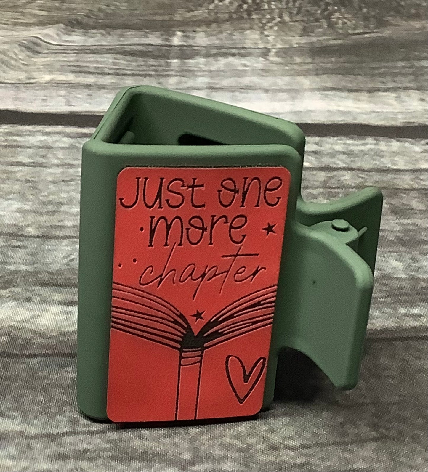 Just One More Chapter Mini Hair Claw Clip